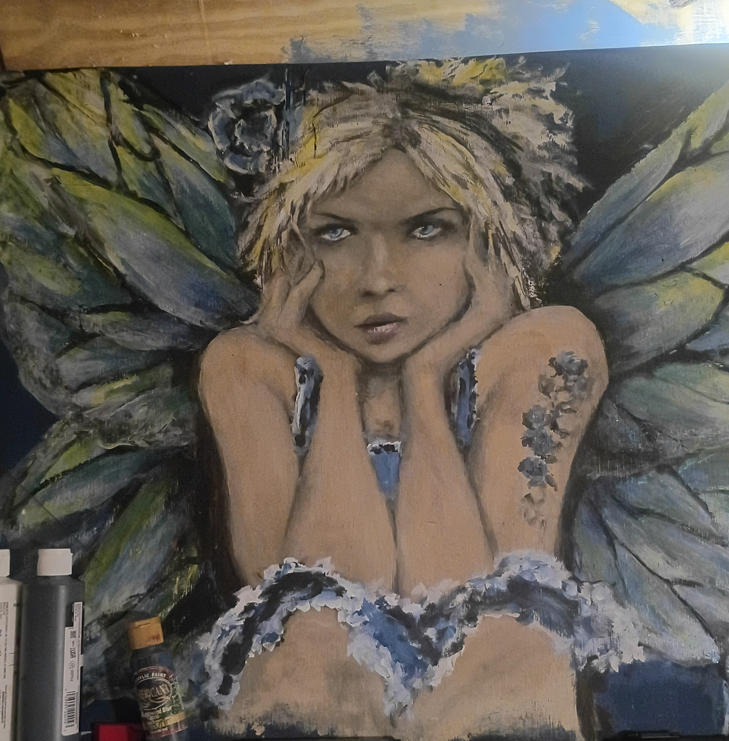 City Reflections – Original Abstract Cityscape Painting